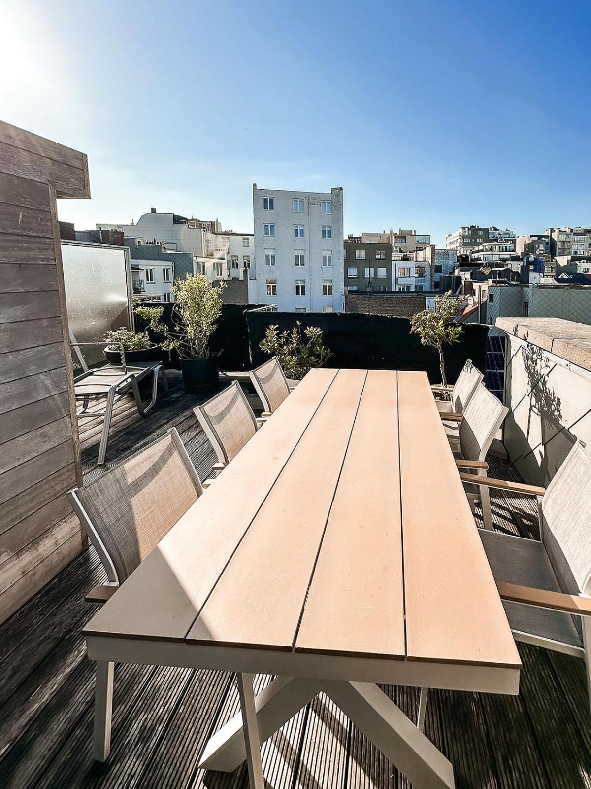 Modern Appartement Centrum Oostende Met Enorm Dakterras Ngoại thất bức ảnh
