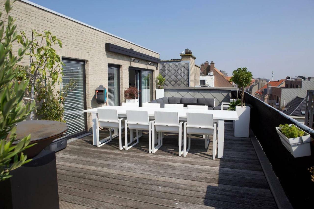 Modern Appartement Centrum Oostende Met Enorm Dakterras Ngoại thất bức ảnh